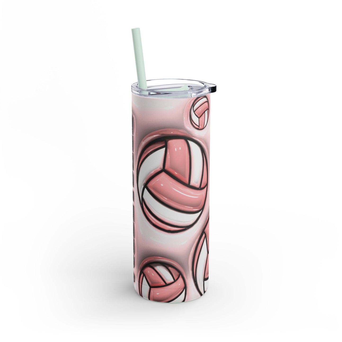 3D Volleyball Themed 20oz Tumbler | Perfect Gift for Sports Lovers
