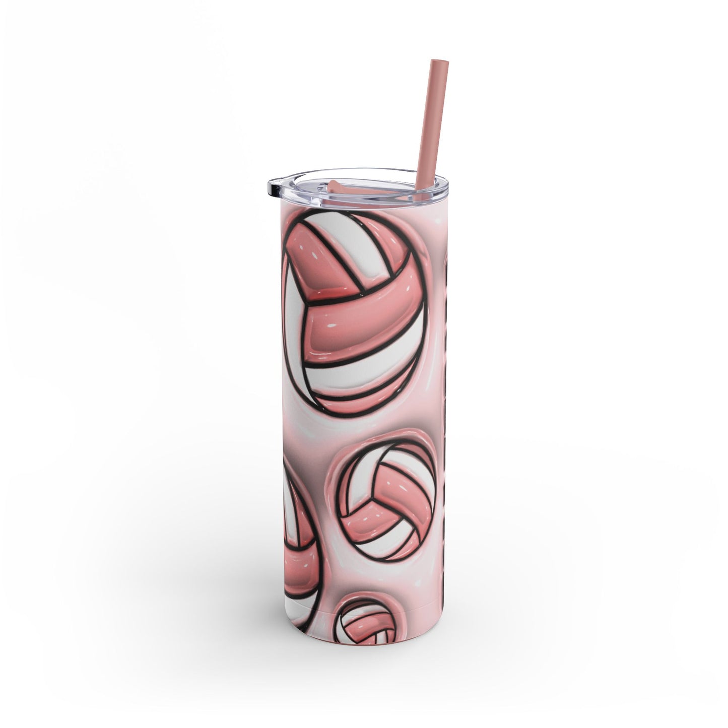 3D Volleyball Themed 20oz Tumbler | Perfect Gift for Sports Lovers