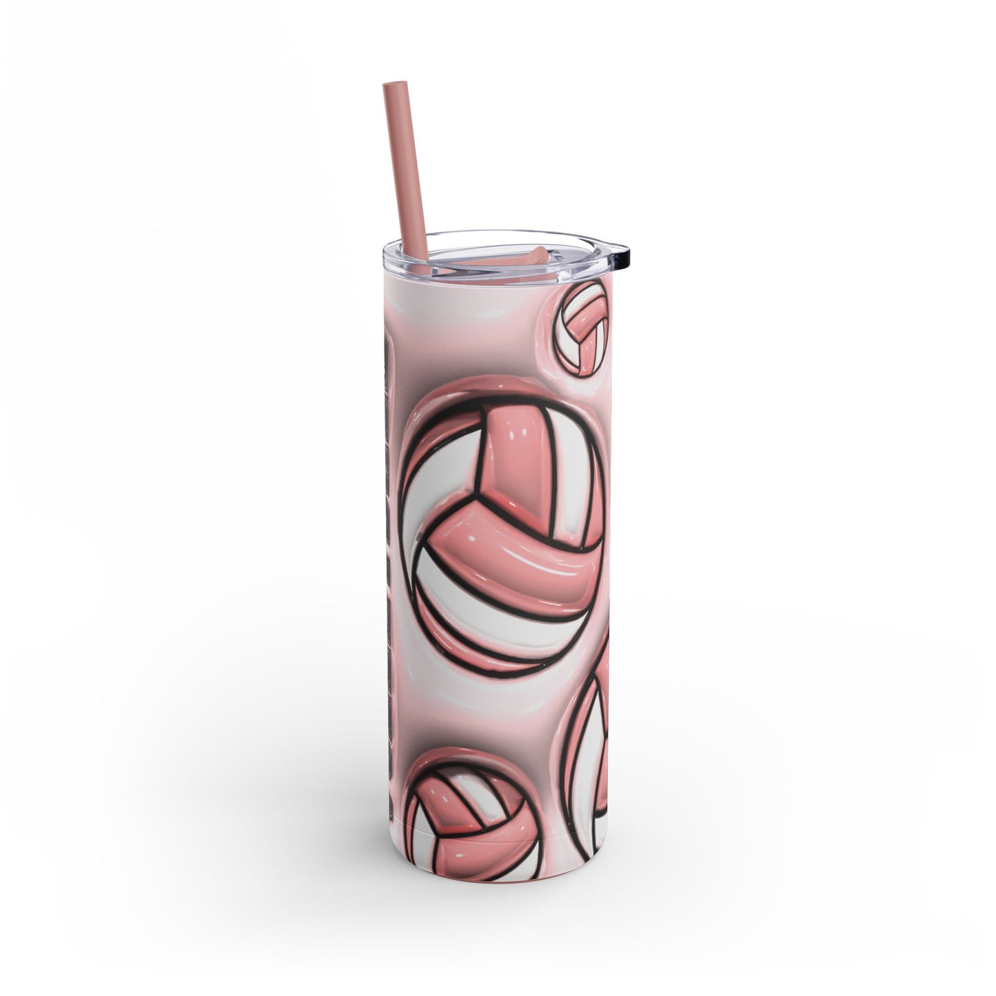 3D Volleyball Themed 20oz Tumbler | Perfect Gift for Sports Lovers