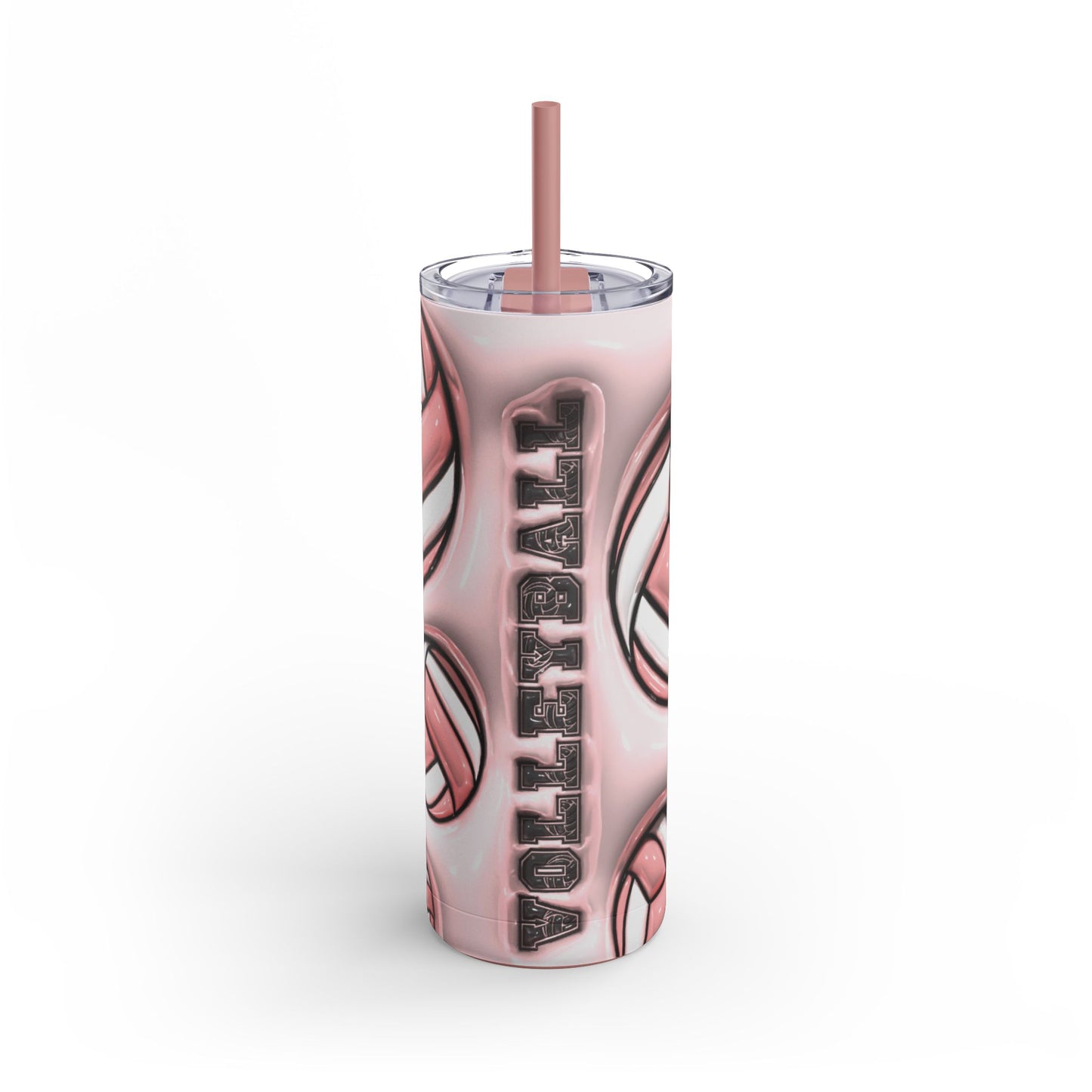 3D Volleyball Themed 20oz Tumbler | Perfect Gift for Sports Lovers