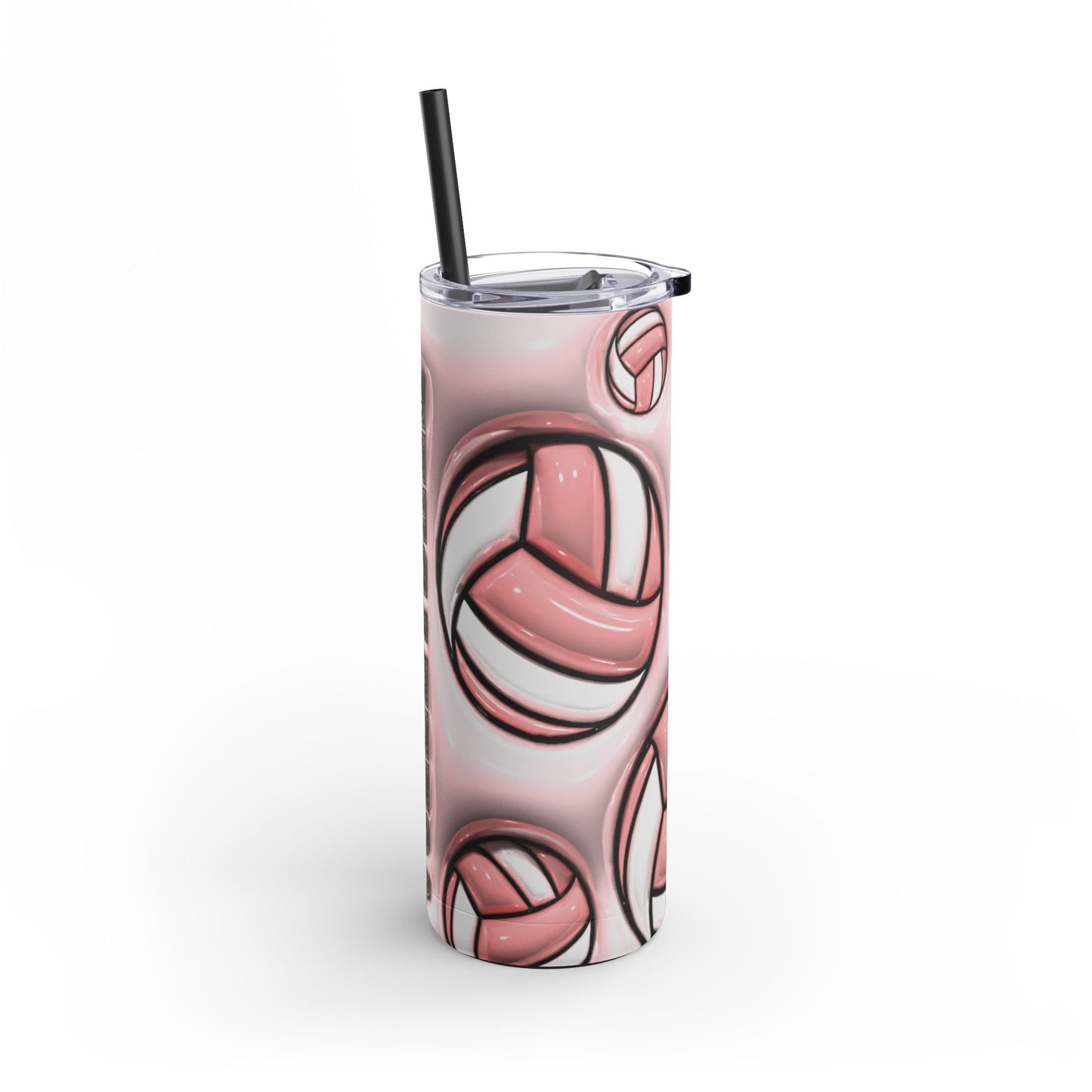 3D Volleyball Themed 20oz Tumbler | Perfect Gift for Sports Lovers