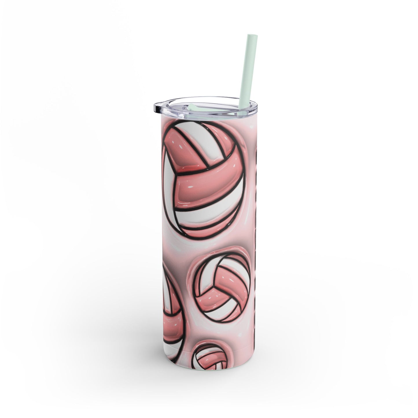 3D Volleyball Themed 20oz Tumbler | Perfect Gift for Sports Lovers