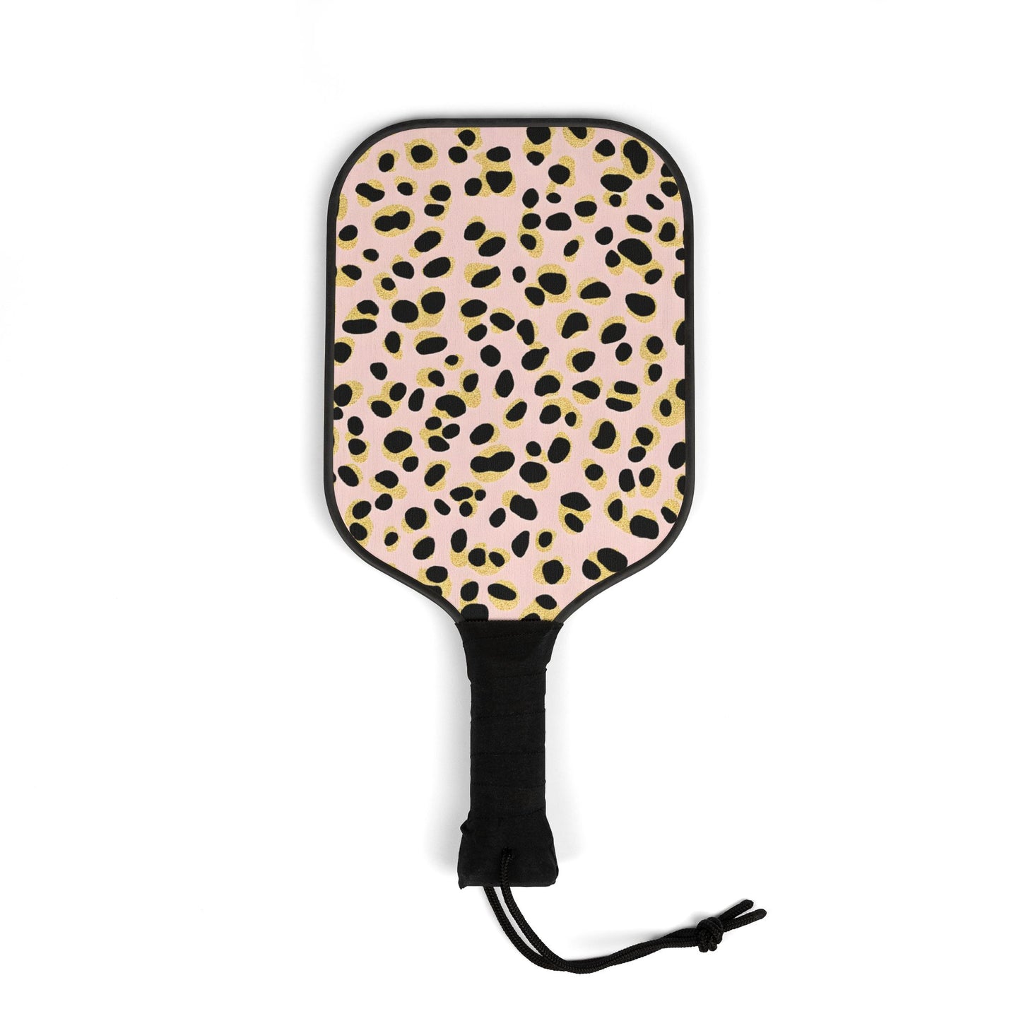 Light Pink Cheetah Print Pickleball Kit