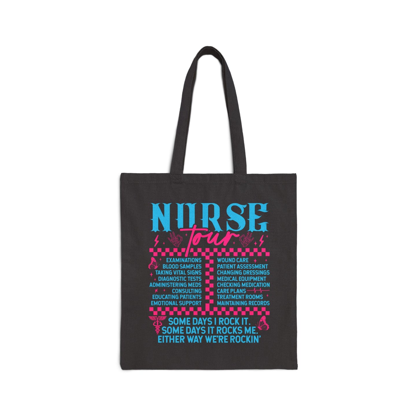 Nurse Appreciation Cotton Canvas Tote Bag - Perfect Gift for Healthcare Heroes